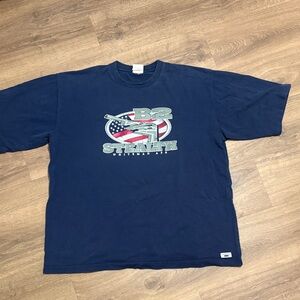 VTG Y2K Oarsman 913 B2 Stealth Graphic T-Shirt Airforce Size 2XL